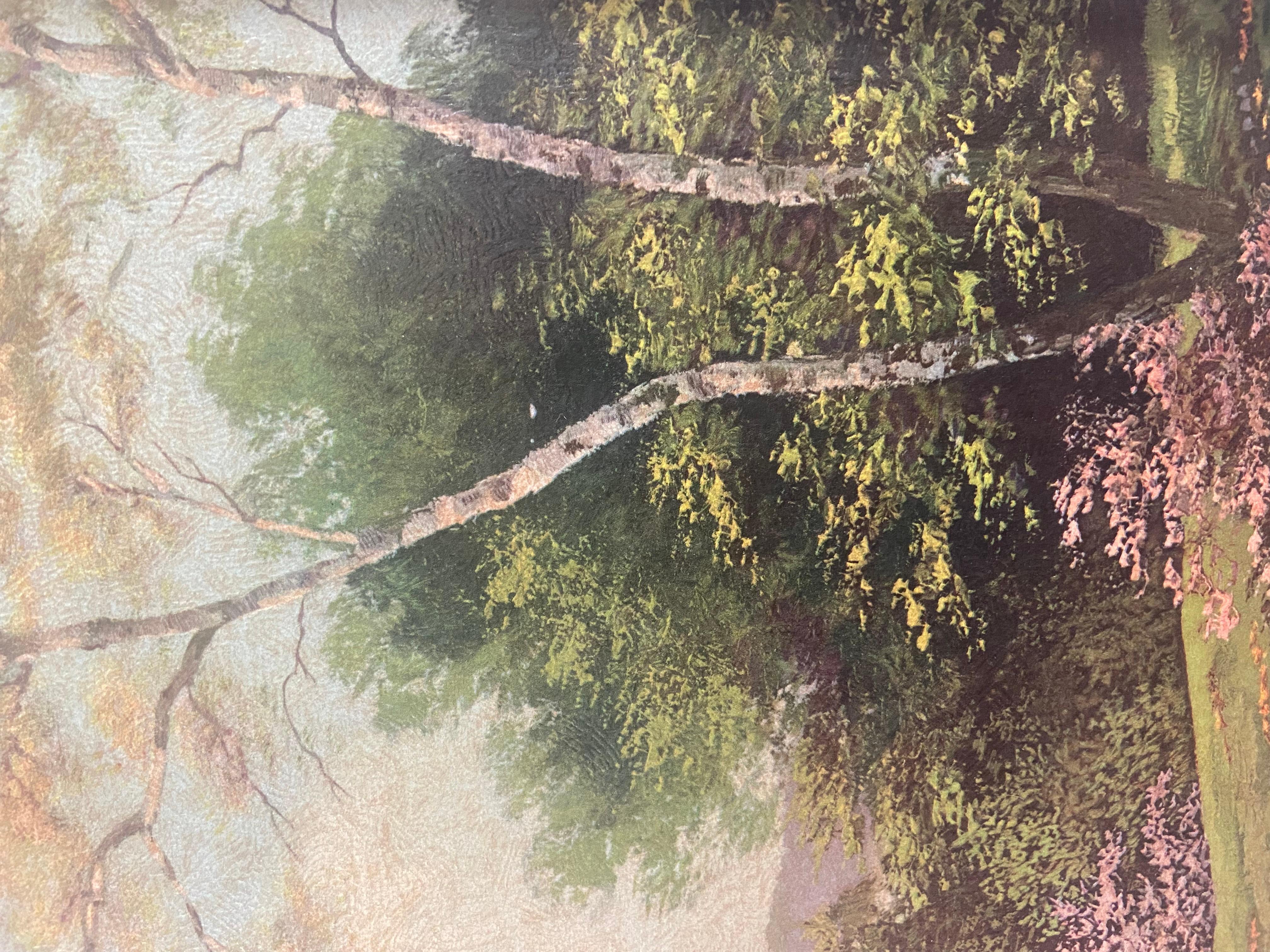 1900's, huile sur carton peinture de paysage impressionniste signée Paul Kujal  en vente 5