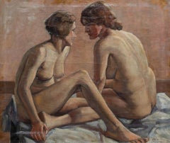 1928 Oil - Nude Group
