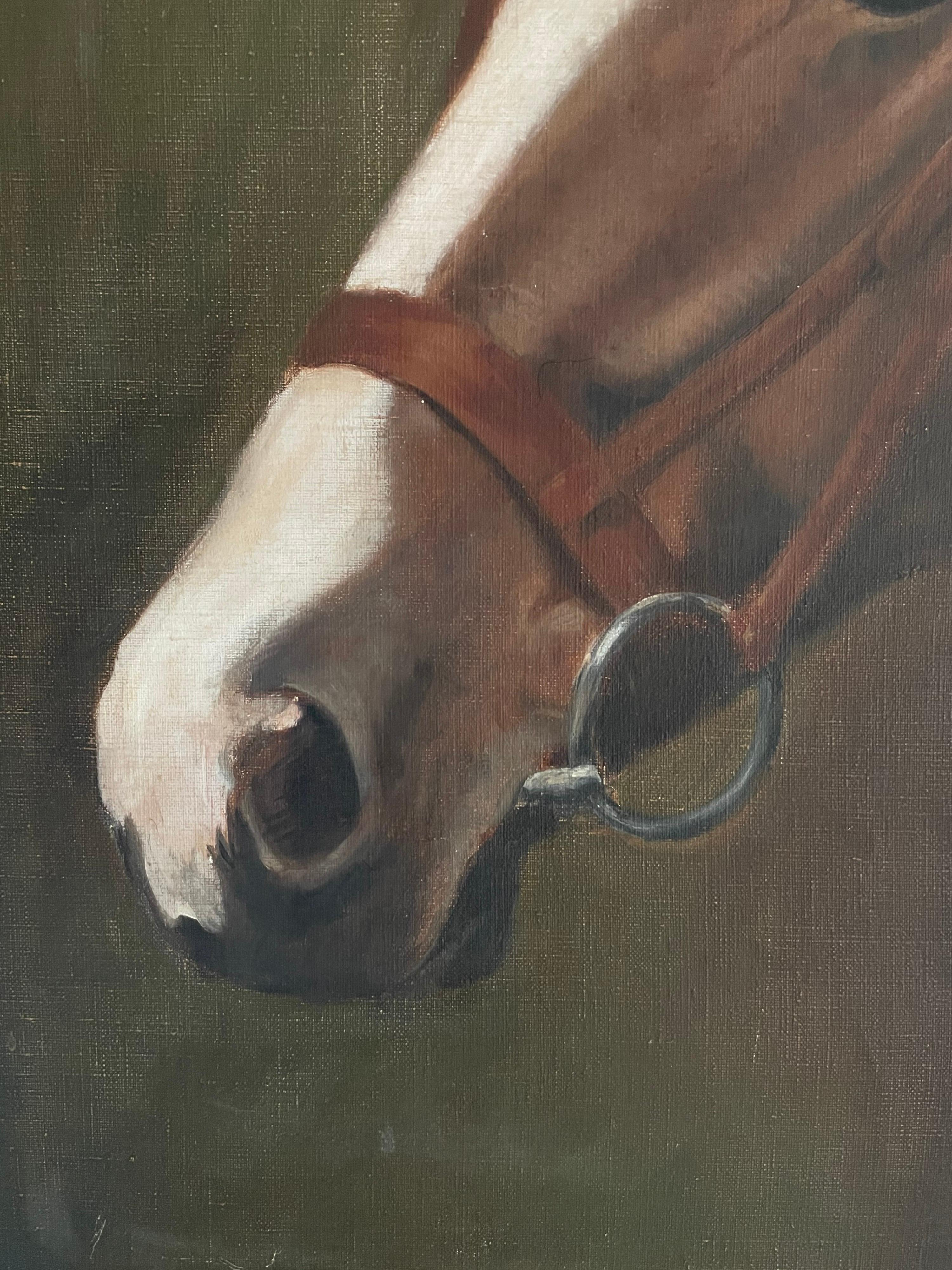paintings of horse heads