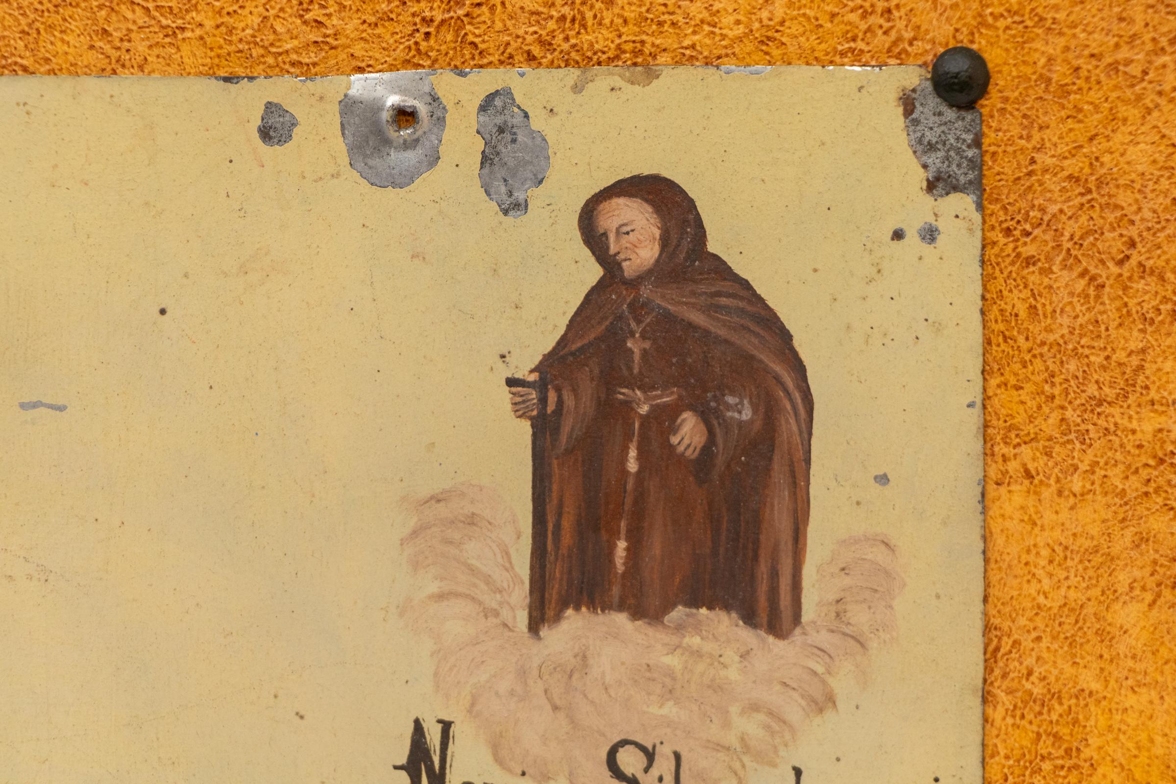 Ex Voto del 1940; Santo tributo per il ritorno della buona salute, dipinto Retablo in vendita 3
