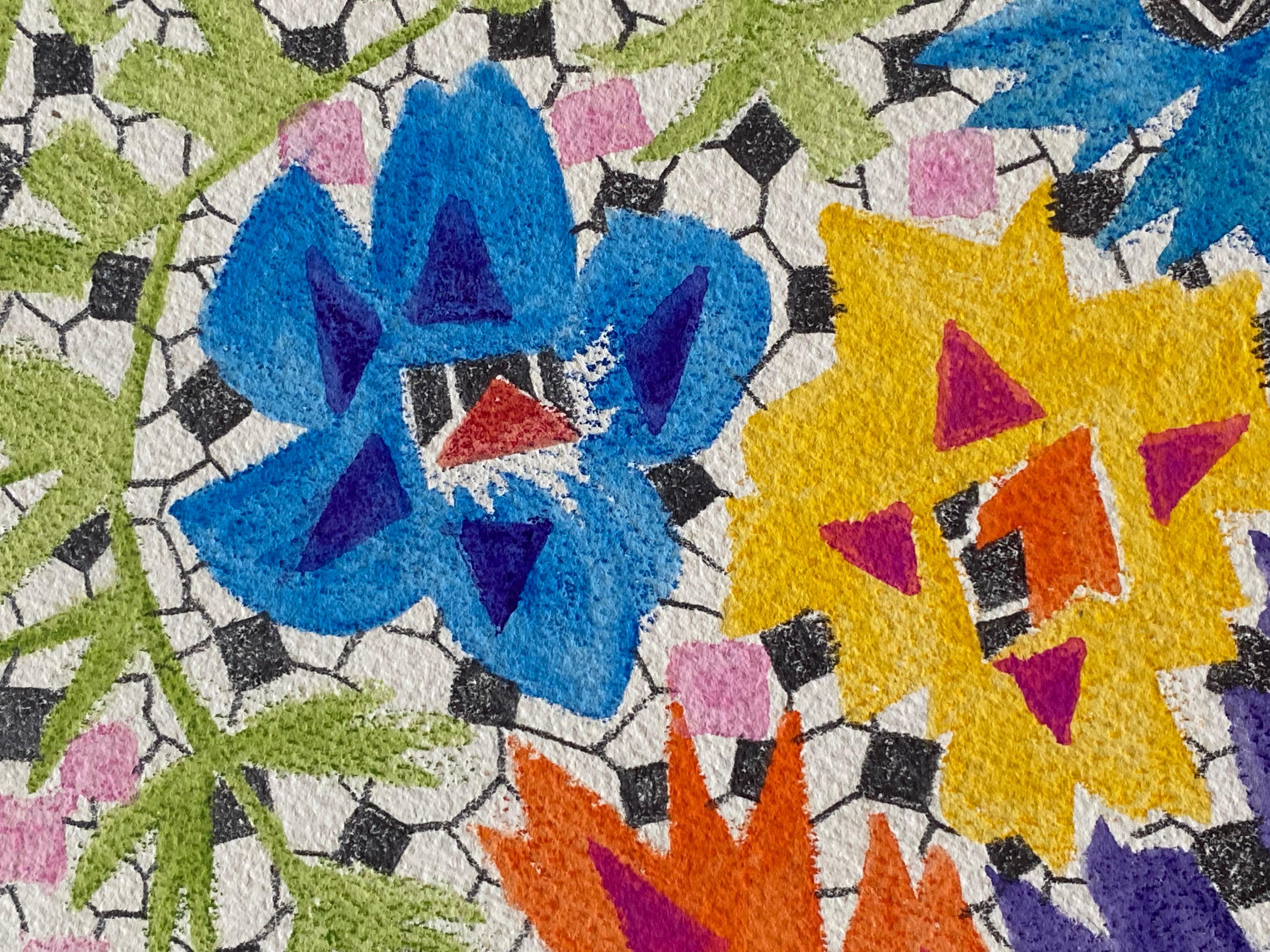 1940's Artista Francés Post Impresionista Obra de Arte Abstracta Diseño Original en venta 2
