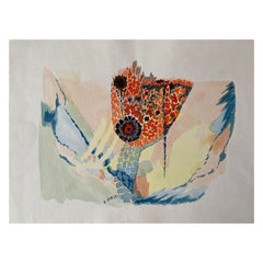 Post Impressionist Artist Abstract Design Artwork des années 1940