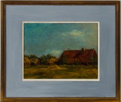 Vintage 1948 Oil - Summer Cottage