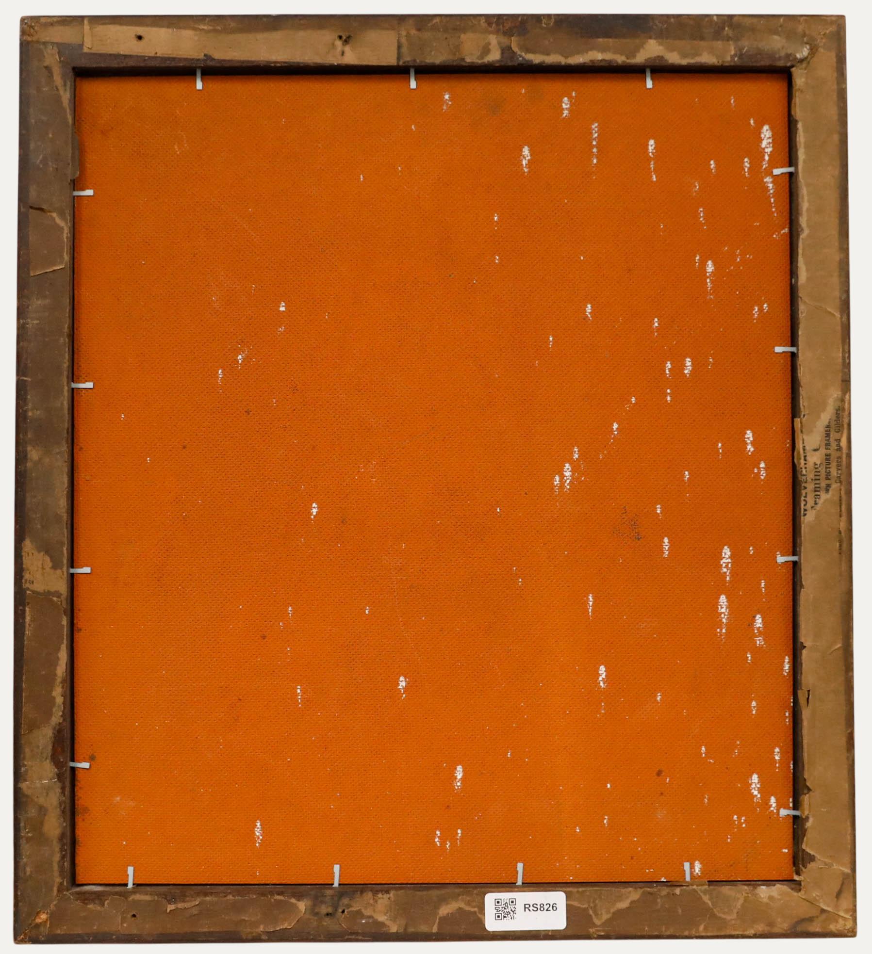 1949 Öl - Jesus speist die Massen (Braun), Figurative Painting, von Unknown