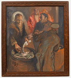 1949 Öl - Jesus speist die Massen