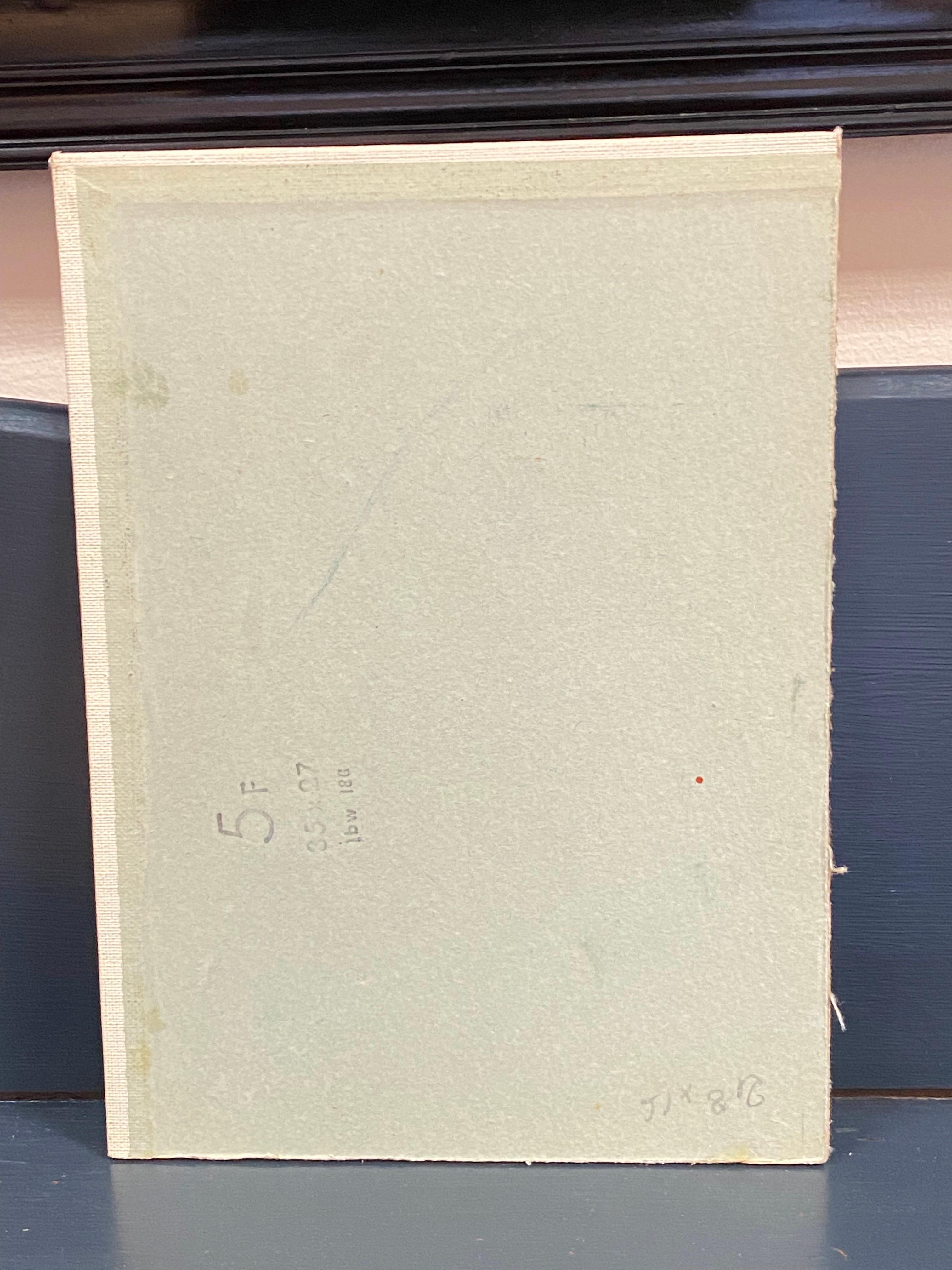 Pintura modernista/cubista francesa de 1950 firmada, Torre del reloj francesa en venta 1