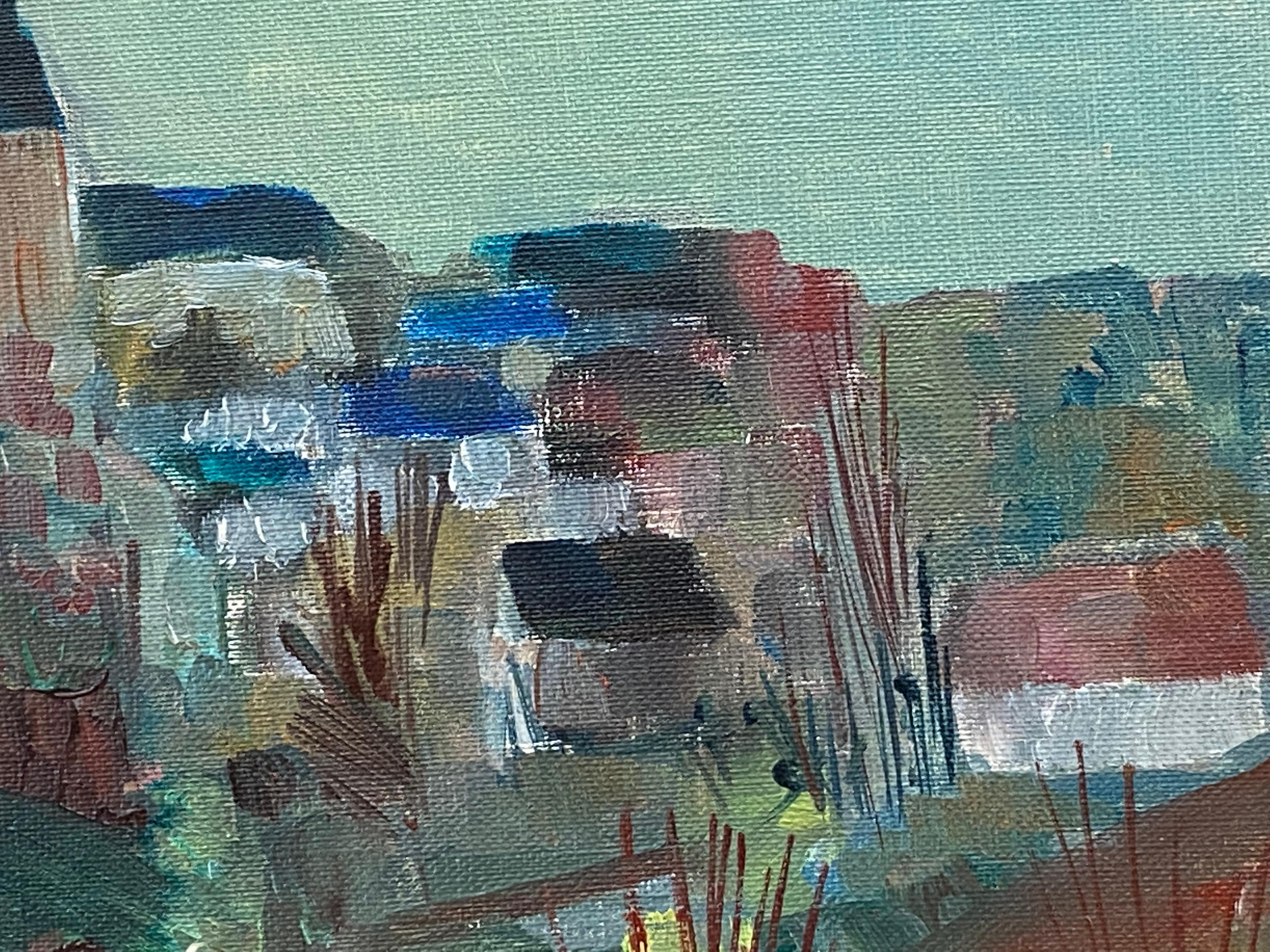 Artista/ Scuola: Benard Labbe

Titolo: Paesaggio espressionista

Medium: pittura a olio su tavola, senza cornice

Dimensioni:

tavola: 6,5 x 9 pollici

Provenienza: collezione privata, Francia

Condizioni: Il dipinto è in condizioni generali molto