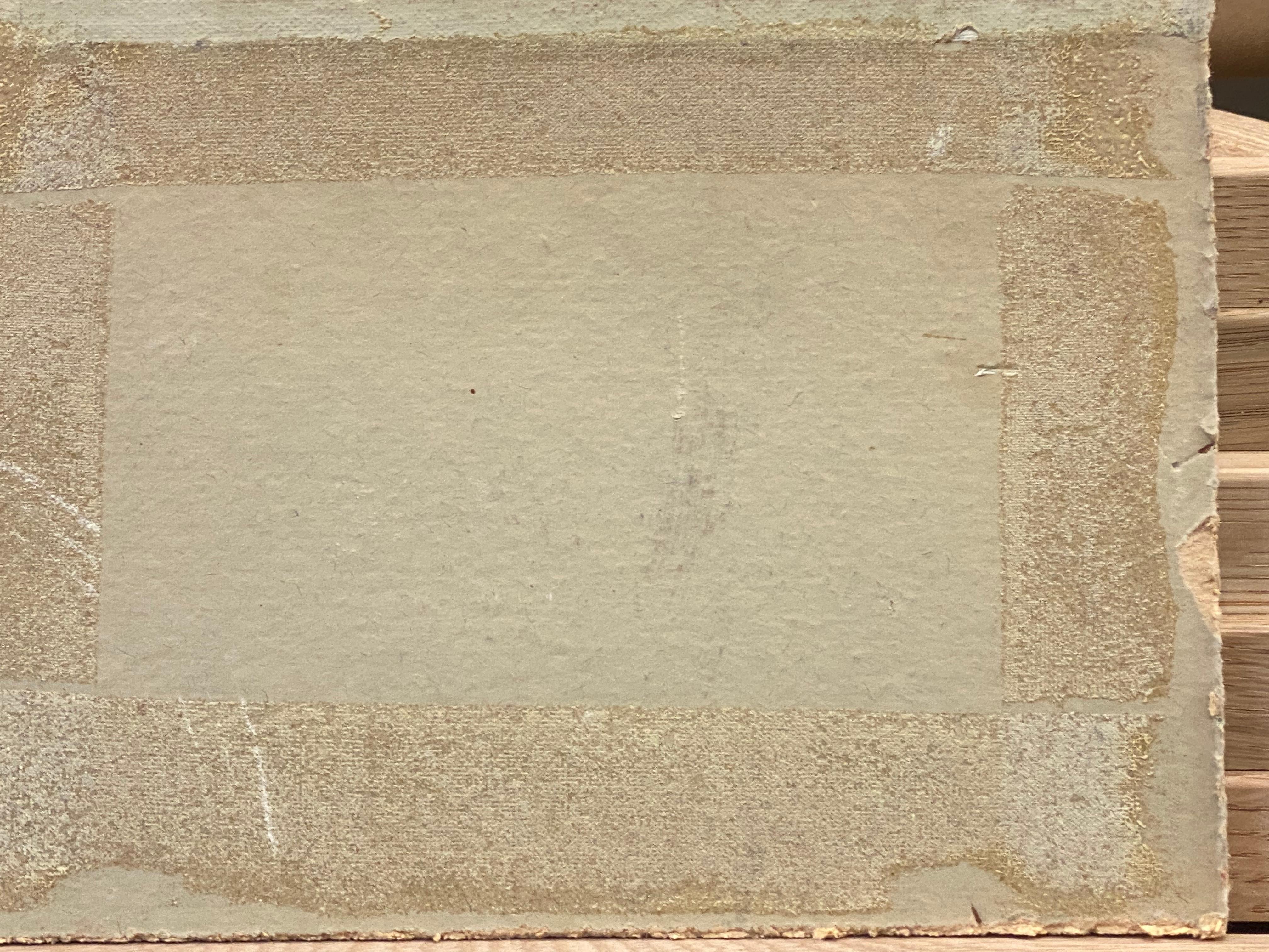 Quadro modernista/cubista francese degli anni '50 firmato, Paesaggio francese in vendita 2