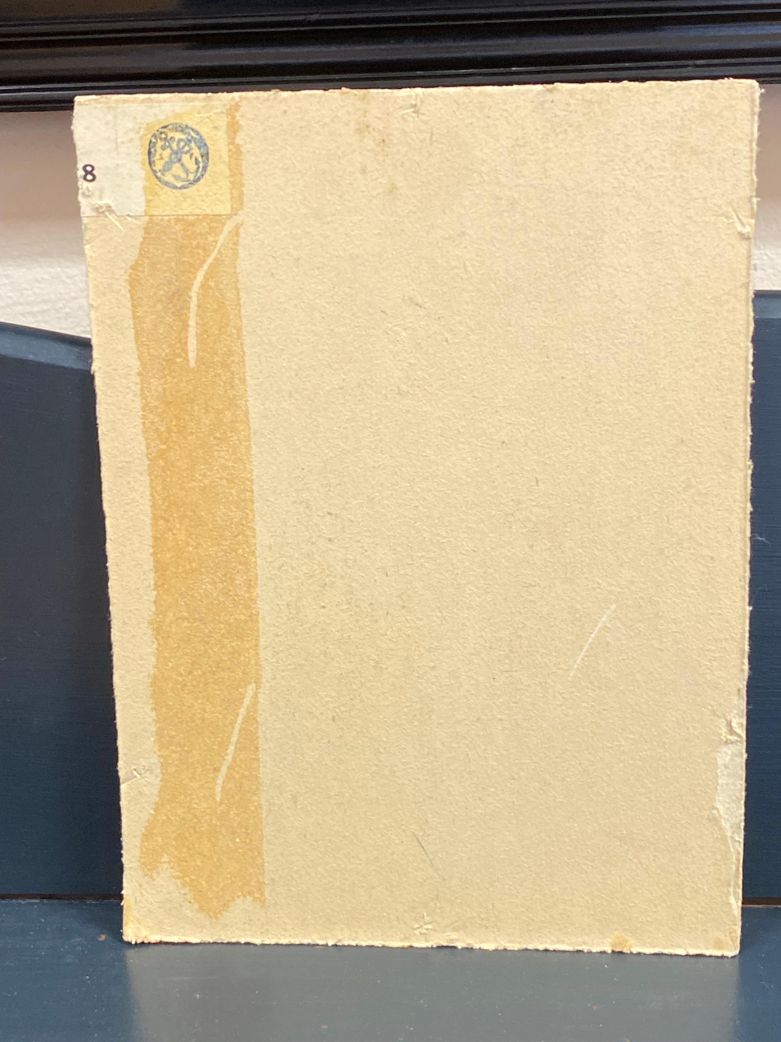 Peinture moderniste / cubiste française des années 1950 signée, paysage français en vente 2