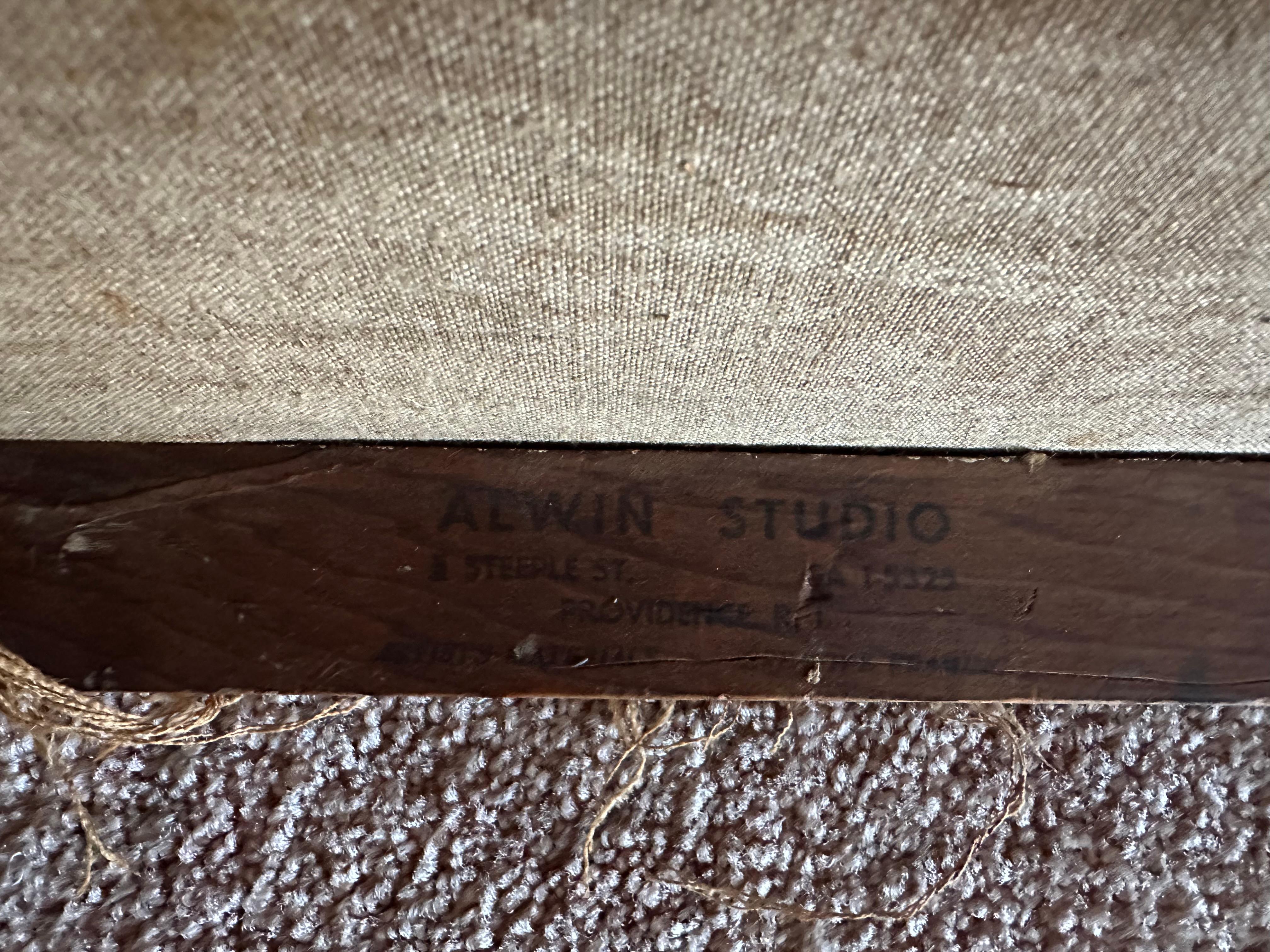 1950's Mid-Century Abstract Expressionist painting - Painting by Unknown