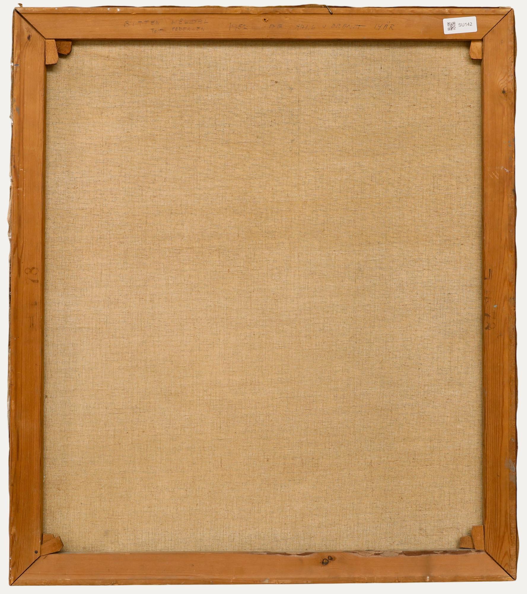 1952 Öl - Porträt von Hans von Brandt (Grau), Portrait Painting, von Unknown