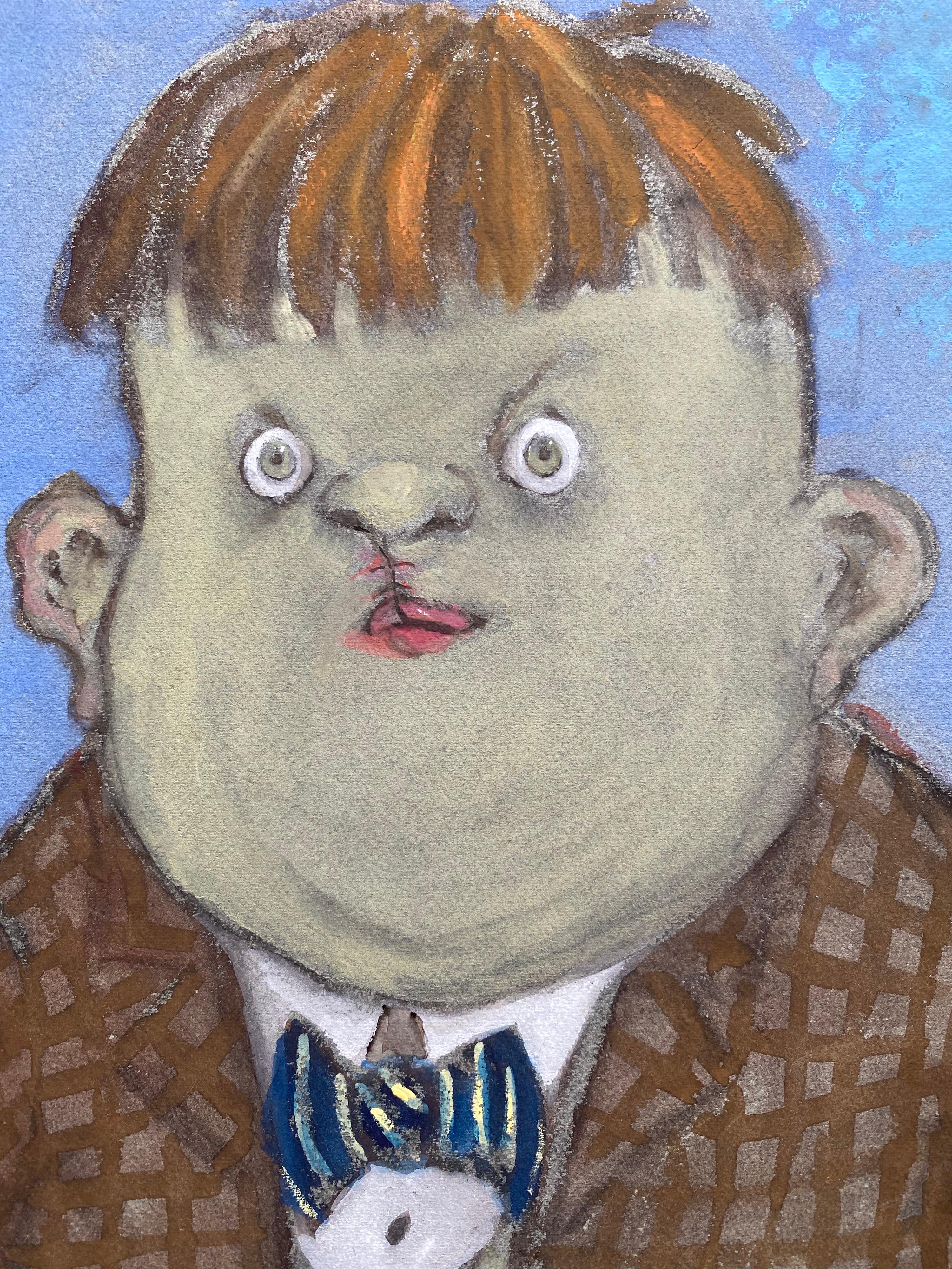 Ritratto del personaggio francese
Scuola francese, mid 20th Century
Pittura a guazzo su carta non incorniciata
timbrata
Immagine: 25,5 x 19,75 pollici



Ritratto francese superbamente decorato degli anni '60. Ideale per molti interni! Così elegante