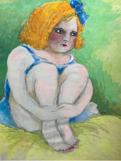 1960's French Portrait Young Girl