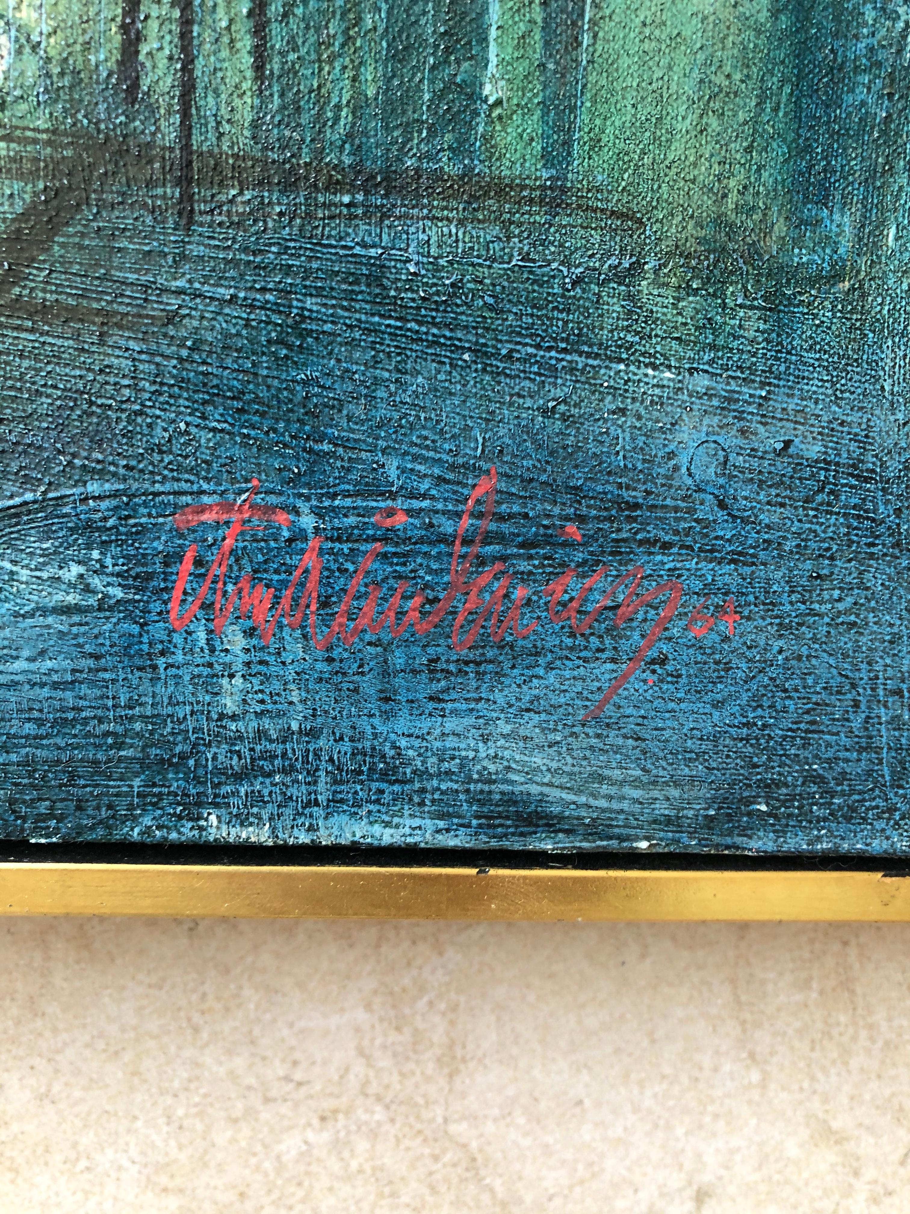 1964 Moderne städtische Straßenszene im Angebot 2