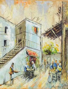1966 North African Street Scene by Mystery Artist