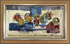 1968 Vintage Mid-Century Modern Still Life Oil Painting - Apples
Oranges 1968 Vintage Mid-Century Modern Still Life Oil Painting - Apples
Oranges