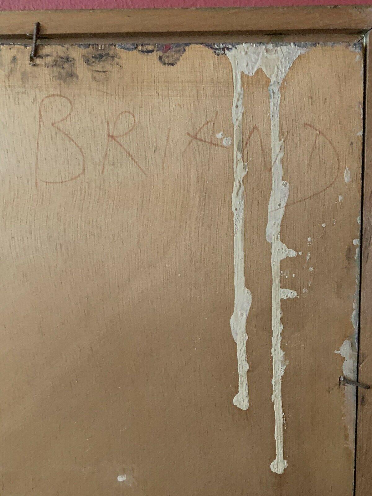 GRANDE PITTURA AD OLIO FRANCESE ASSTRATTA FIRMATA DEGLI ANNI '70 - DRAMMATICHE SFUMATURE DI COLORE 5