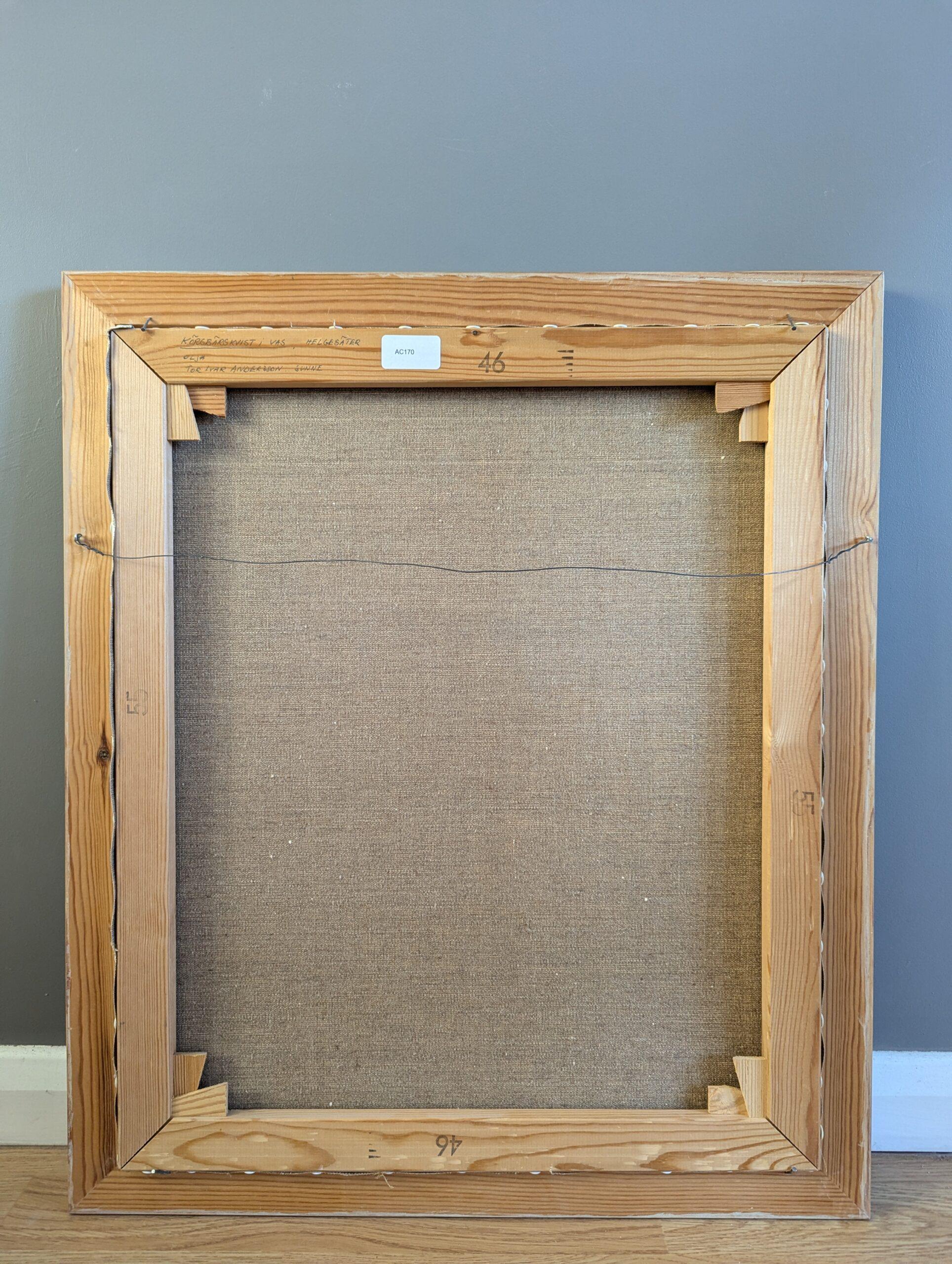 1976 Originale svedese modernista  Pittura ad olio per interni - Natura morta illuminata dal sole in vendita 6