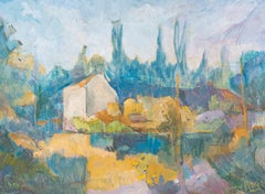 Vintage 1980 Oil - Woodland Mill