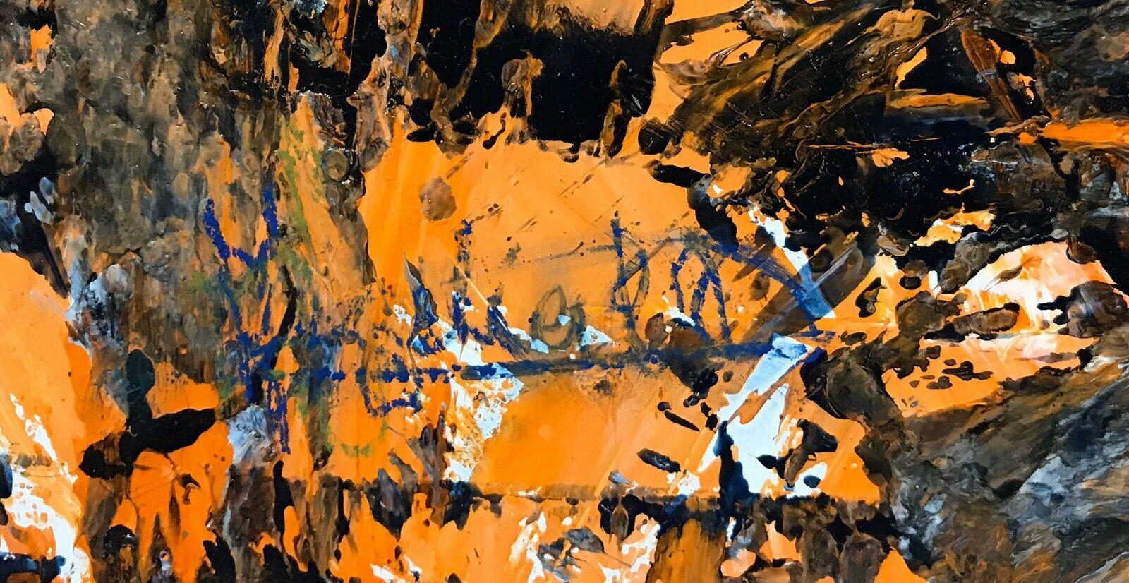 1980er Jahre französische STRACT-OIL-STIEFEL - signiert - AMAZING SHAPES & COLOURS im Angebot 1