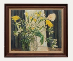 1983 Oil - Lilies and Tulips