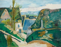 1989 Olio - Villaggio in campagna