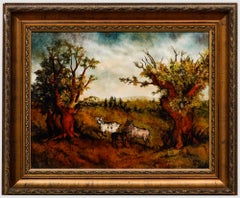 1990 Oil - Sheep and A Ram