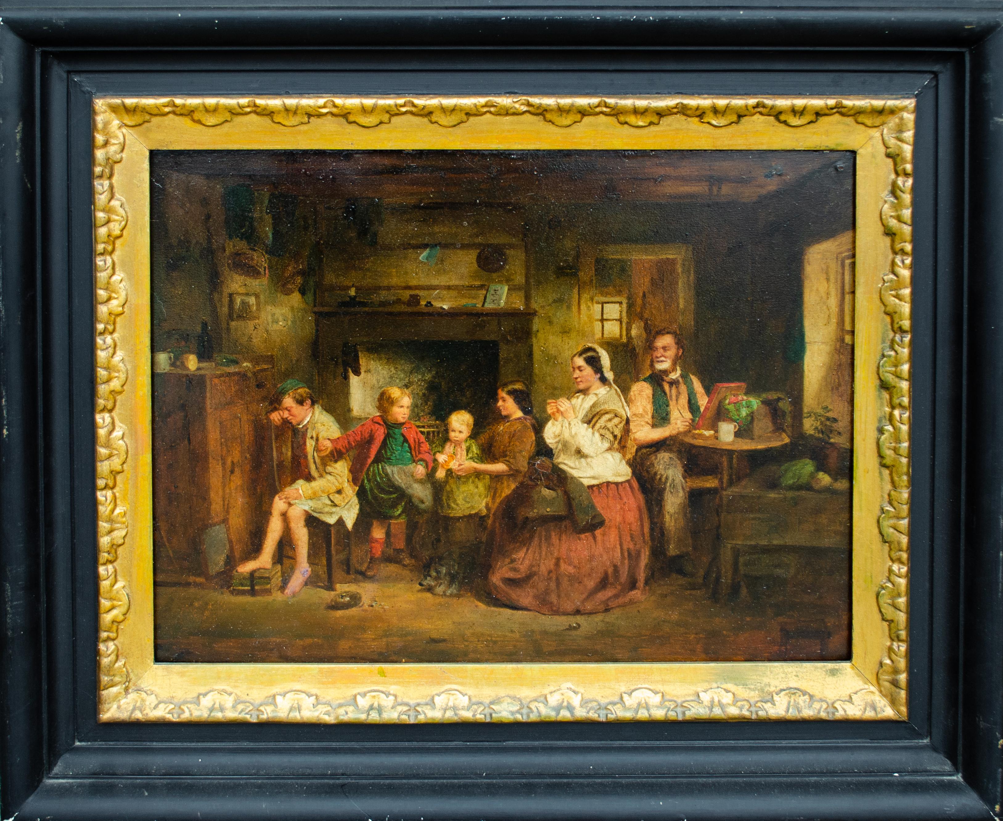 Unknown Figurative Painting - 19th Century British School Painting