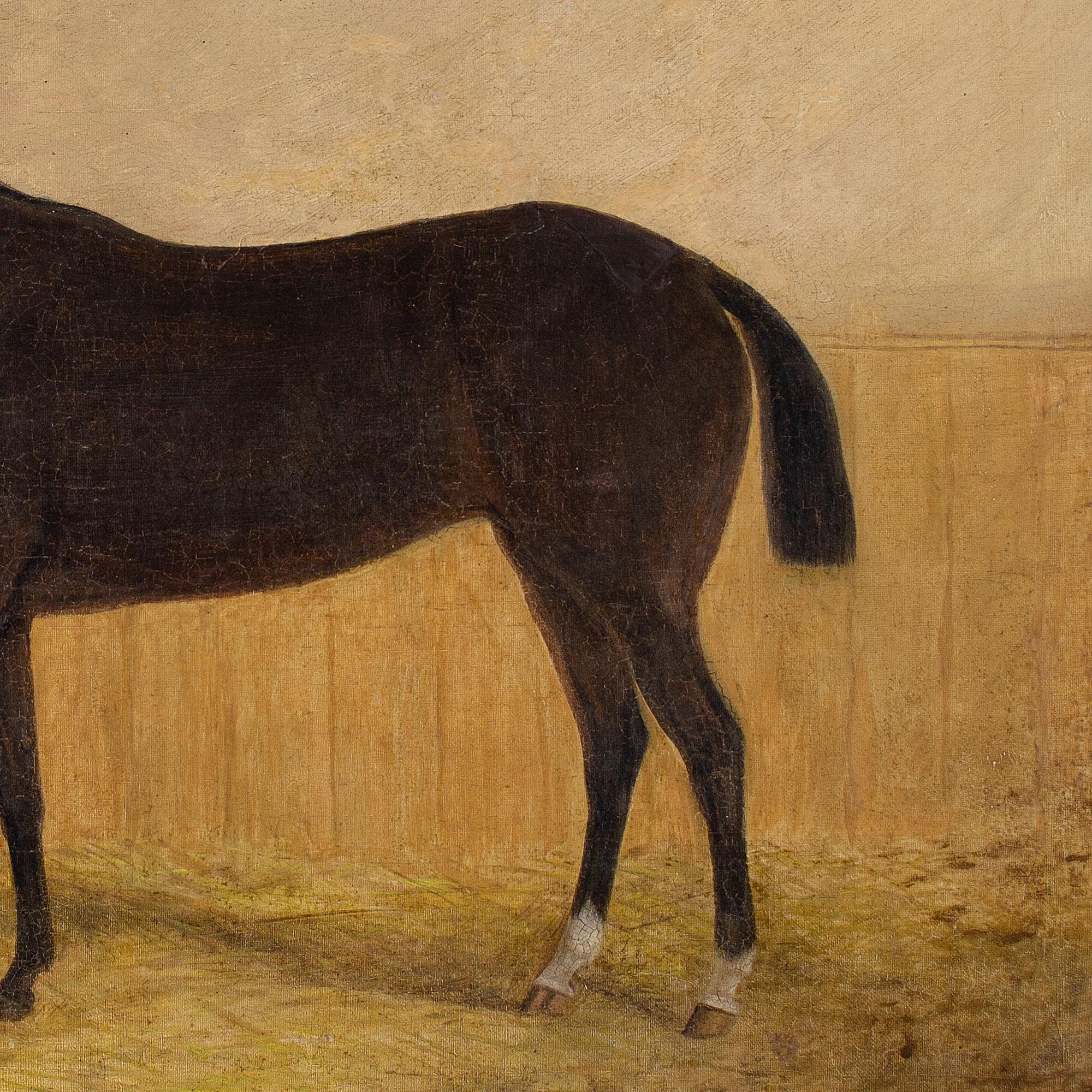 19th-Century English School, Portrait Of A Bay Mare In A Stable 2