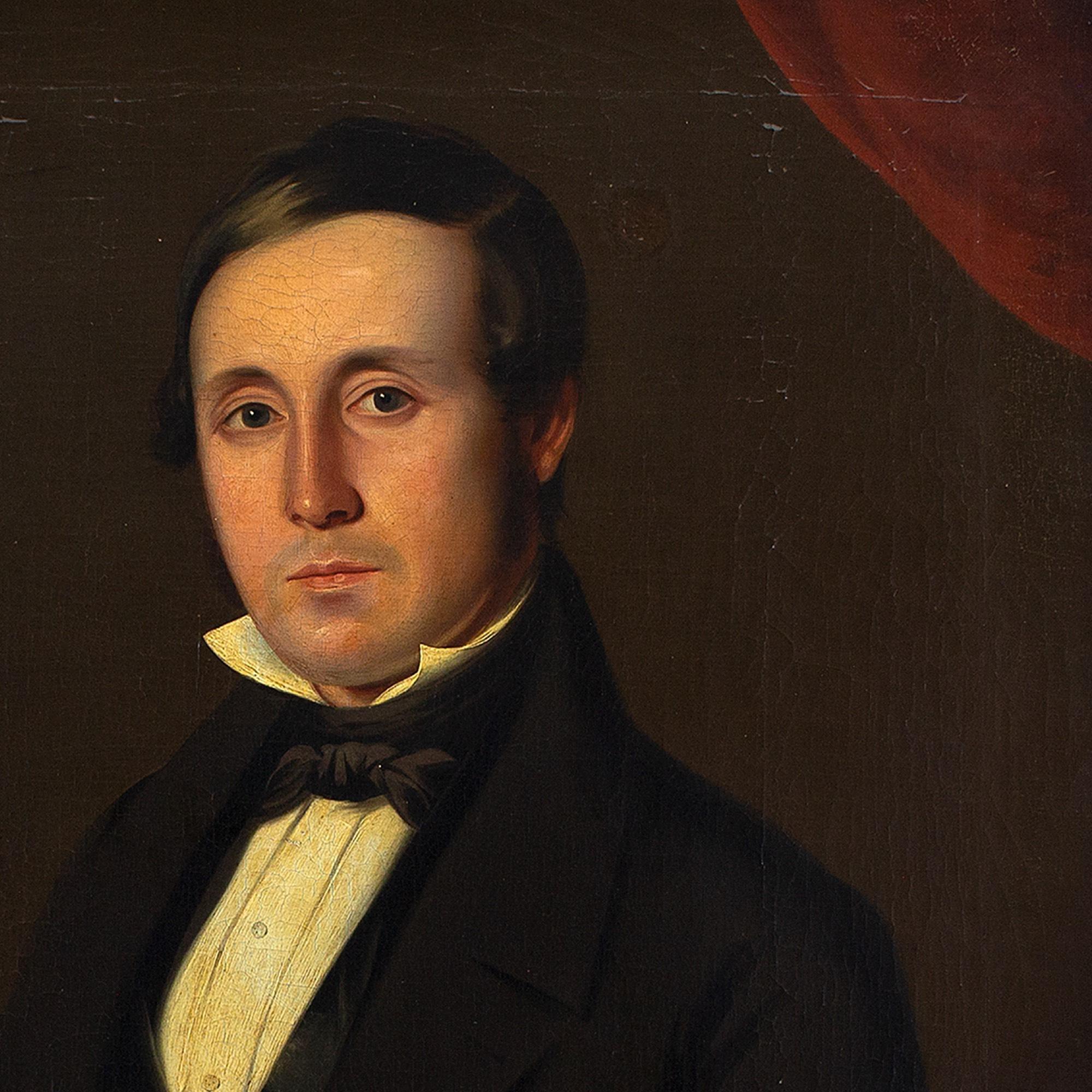 19th-Century English School, Portrait Of A Cartographer, Oil Painting 2