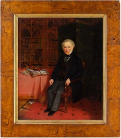 19th-Century English School, Portrait Of A Distinguished Gentleman, Oil Painting