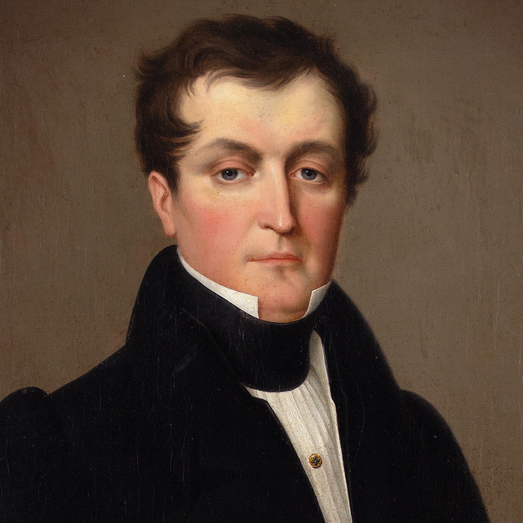 19th-Century English School, Portrait Of A Gentleman 2