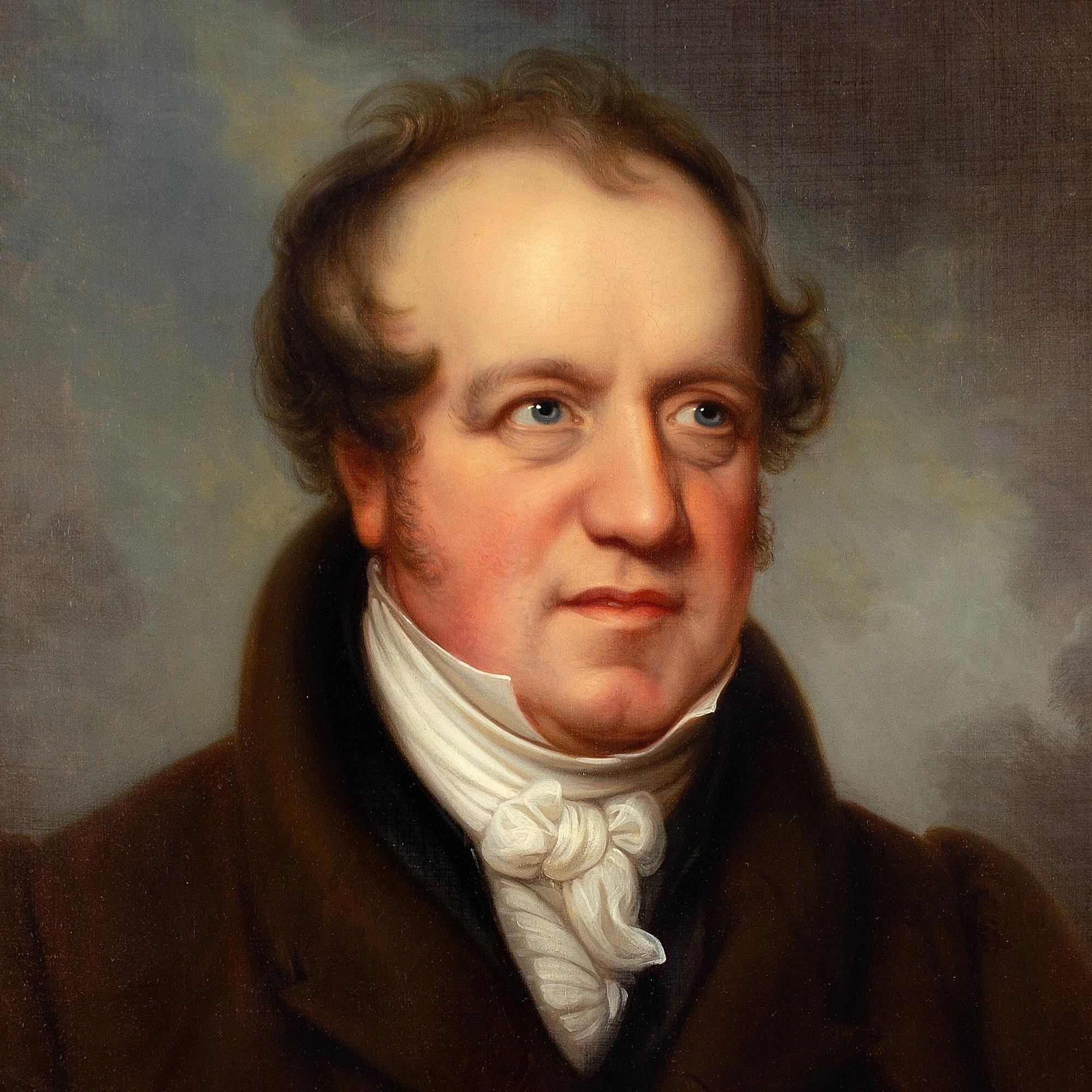19th-Century English School, Portrait Of Steel Manufacturer James Sanderson 1