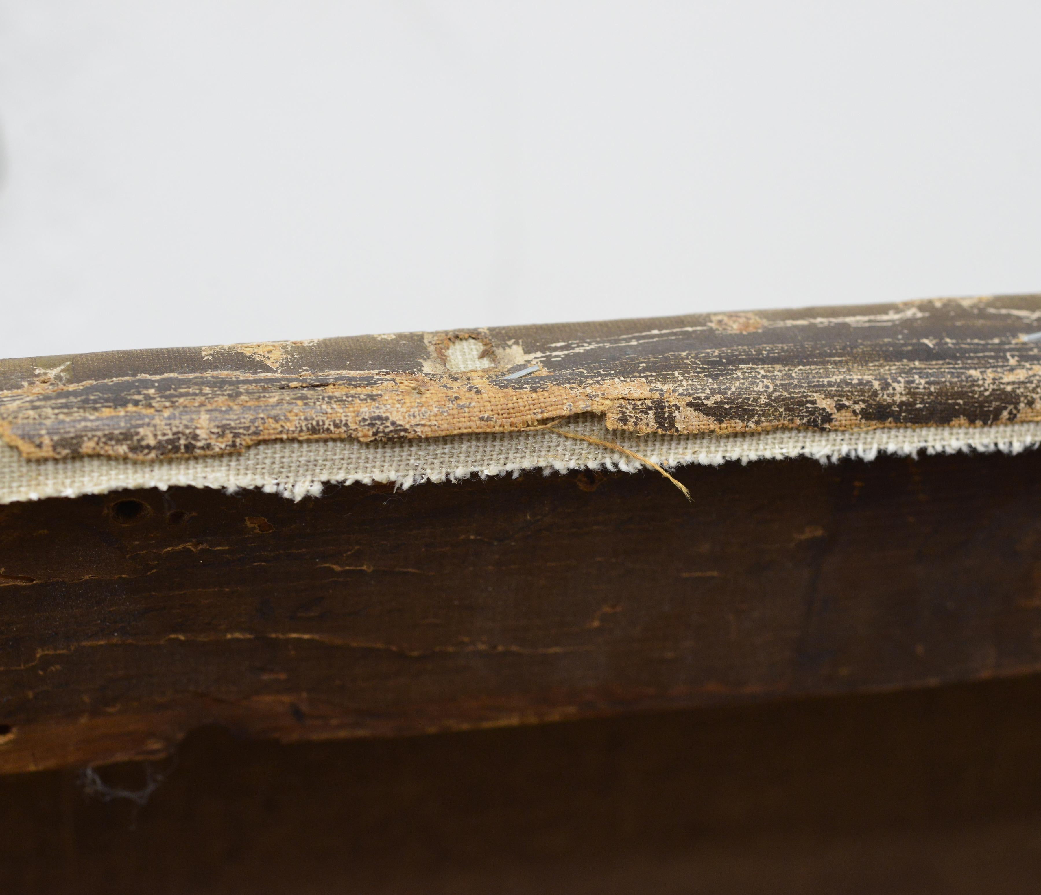 19. Jahrhundert Europäische Panorama-Ölgemälde Seaside Scene Eseltreiber signiert im Angebot 6