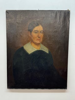 19th century female portrait, painting