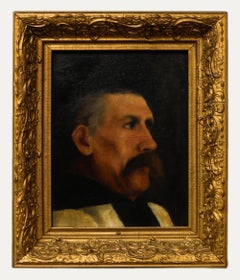 19th Century Oil - A Religious Man