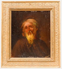 19th Century Oil - A Somber Man