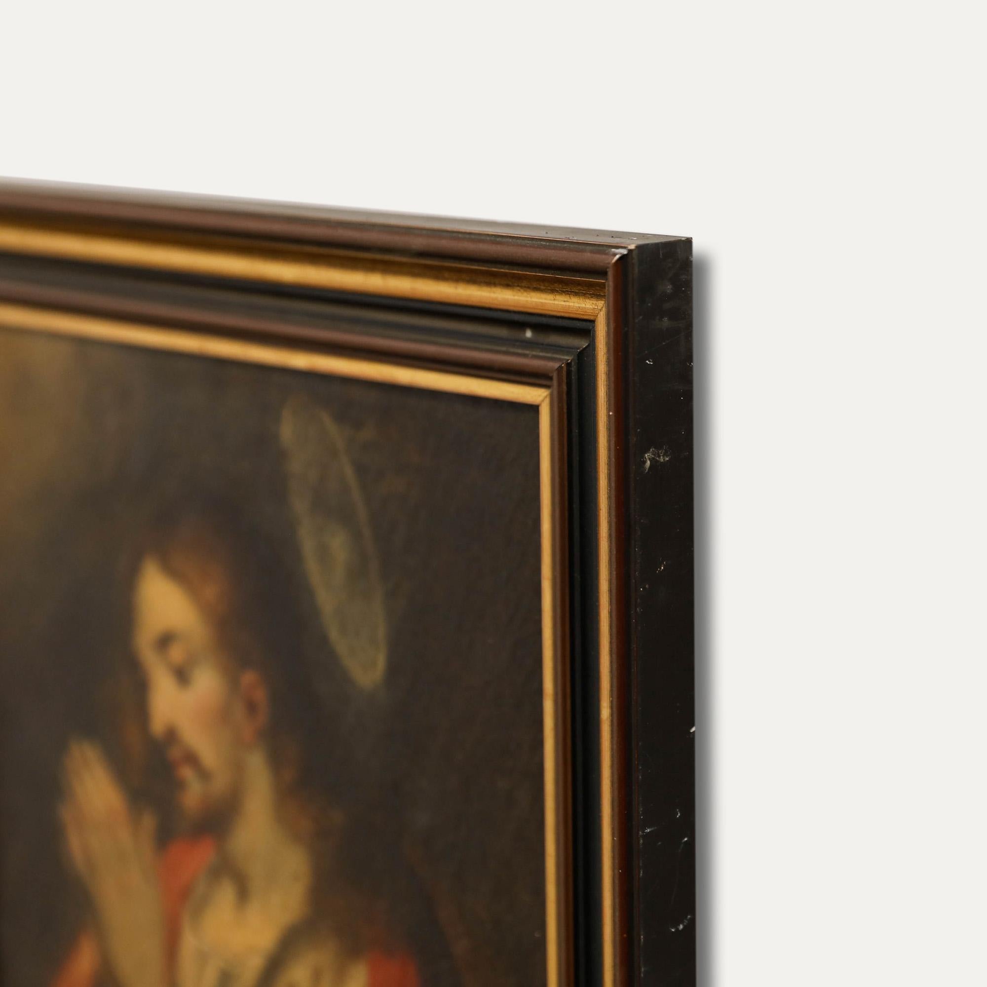 19th Century Oil - Christ in Prayer For Sale 1