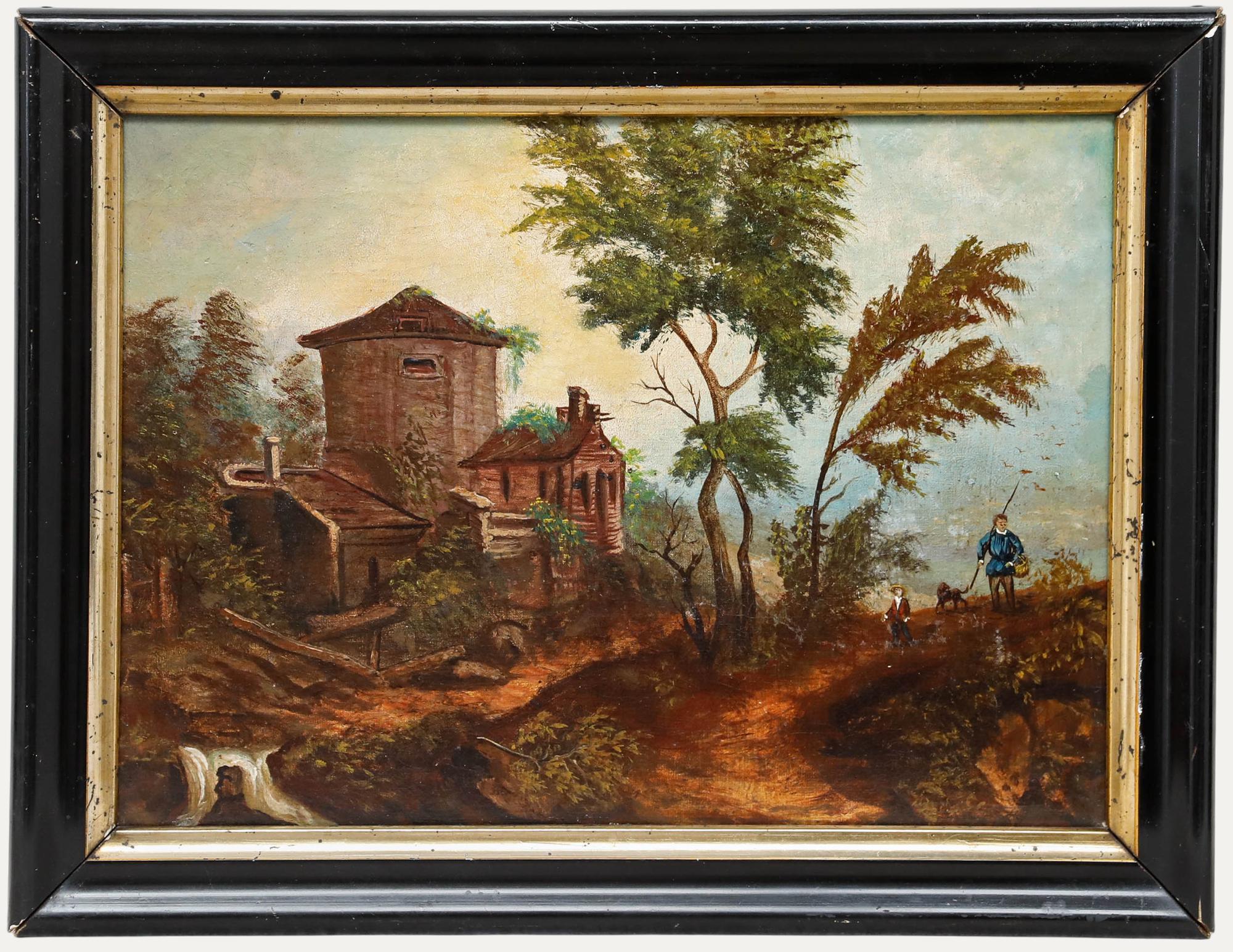 Öl des 19. Jahrhunderts - Klassische Ruinen