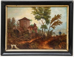 19th Century Oil - Classical Ruins