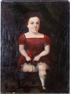19th Century Oil - Full Length Victorian Portrait