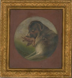 19th Century Oil - Gundog and Prey