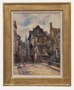 Ölgemälde des 19. Jahrhunderts – La Rue Saint Rouen