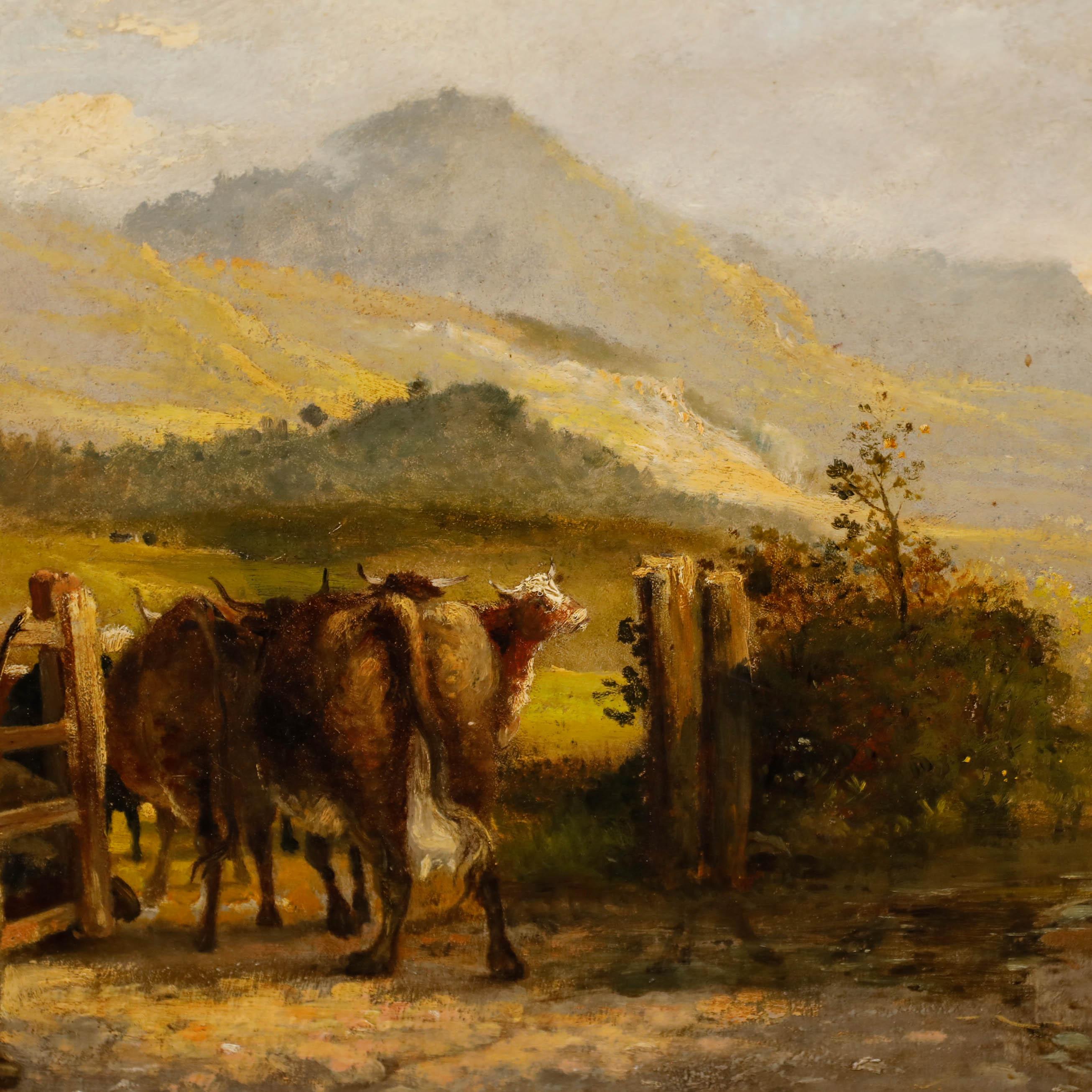 Olio del XIX secolo - Nuovi pascoli in vendita 1