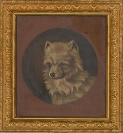 19th Century Oil - Norwich Terrier