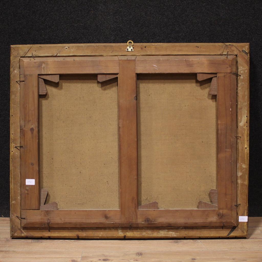 19. Jahrhundert Öl auf Leinwand Französisch Malerei Genre-Szene mit Hochzeit, 1830 im Angebot 2