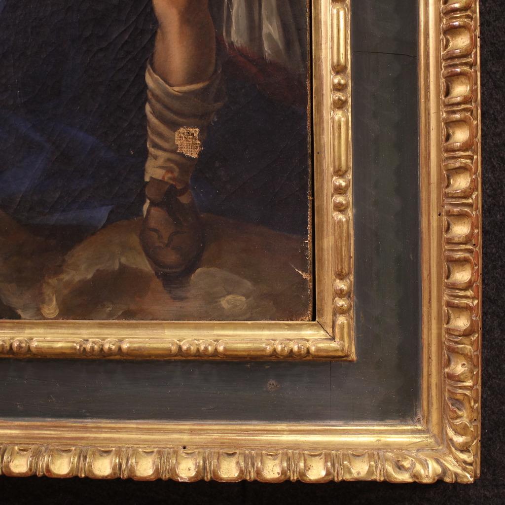 siglo XIX Óleo sobre lienzo Pintura religiosa italiana Martirio de San Andrés 9