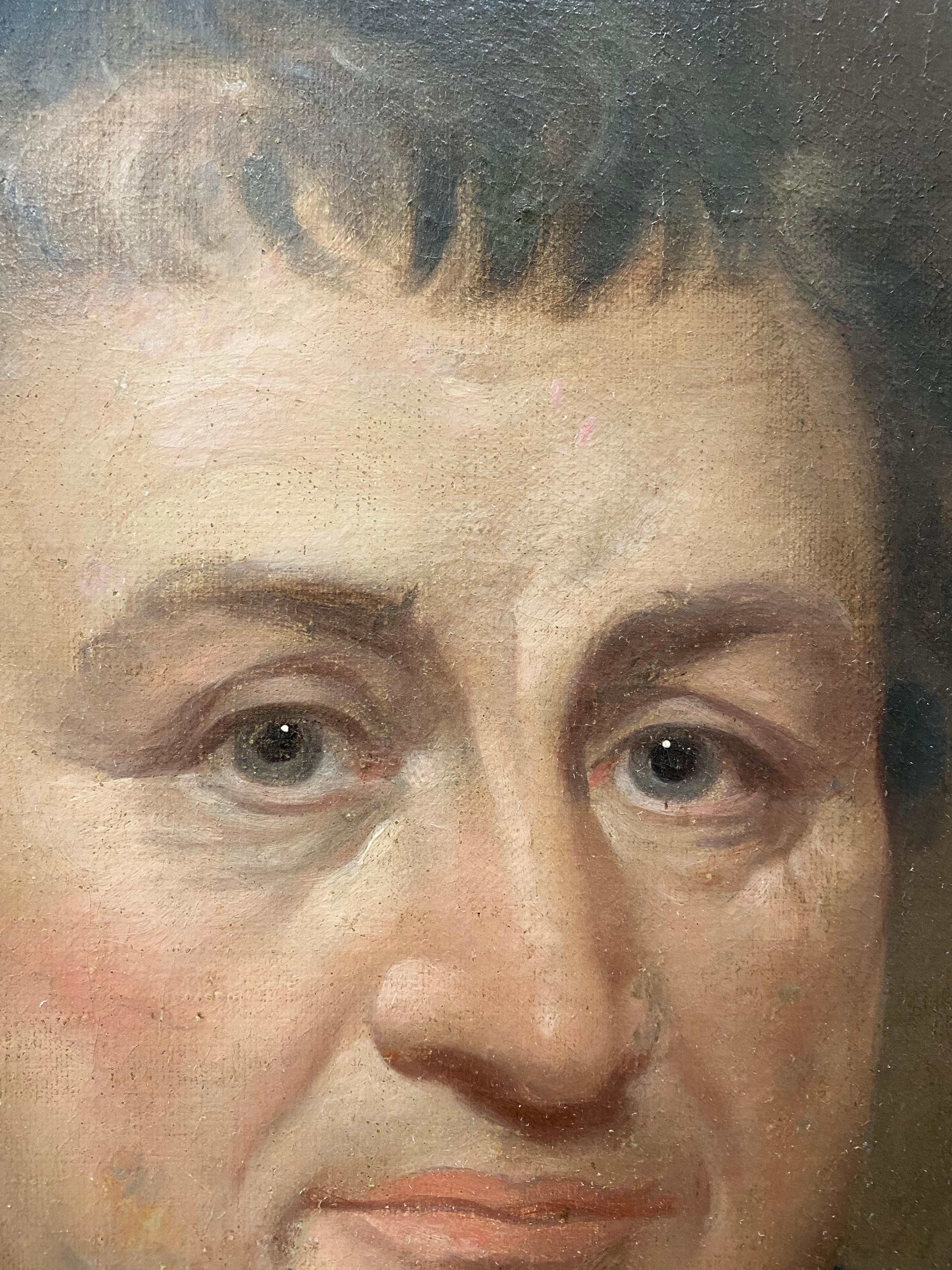 19th Century Oil Portrait 1