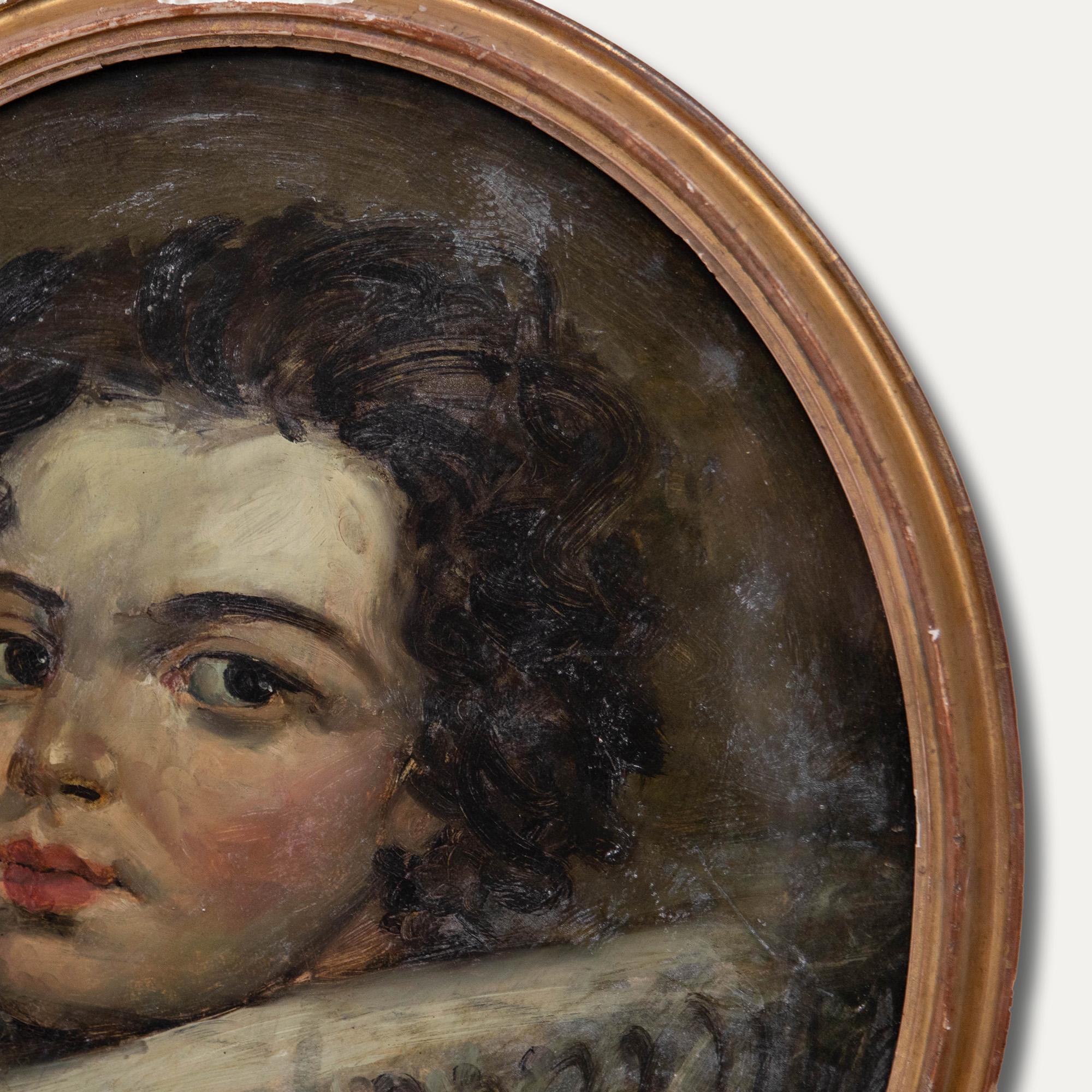 19th Century Oil - Portrait of a Prince For Sale 1