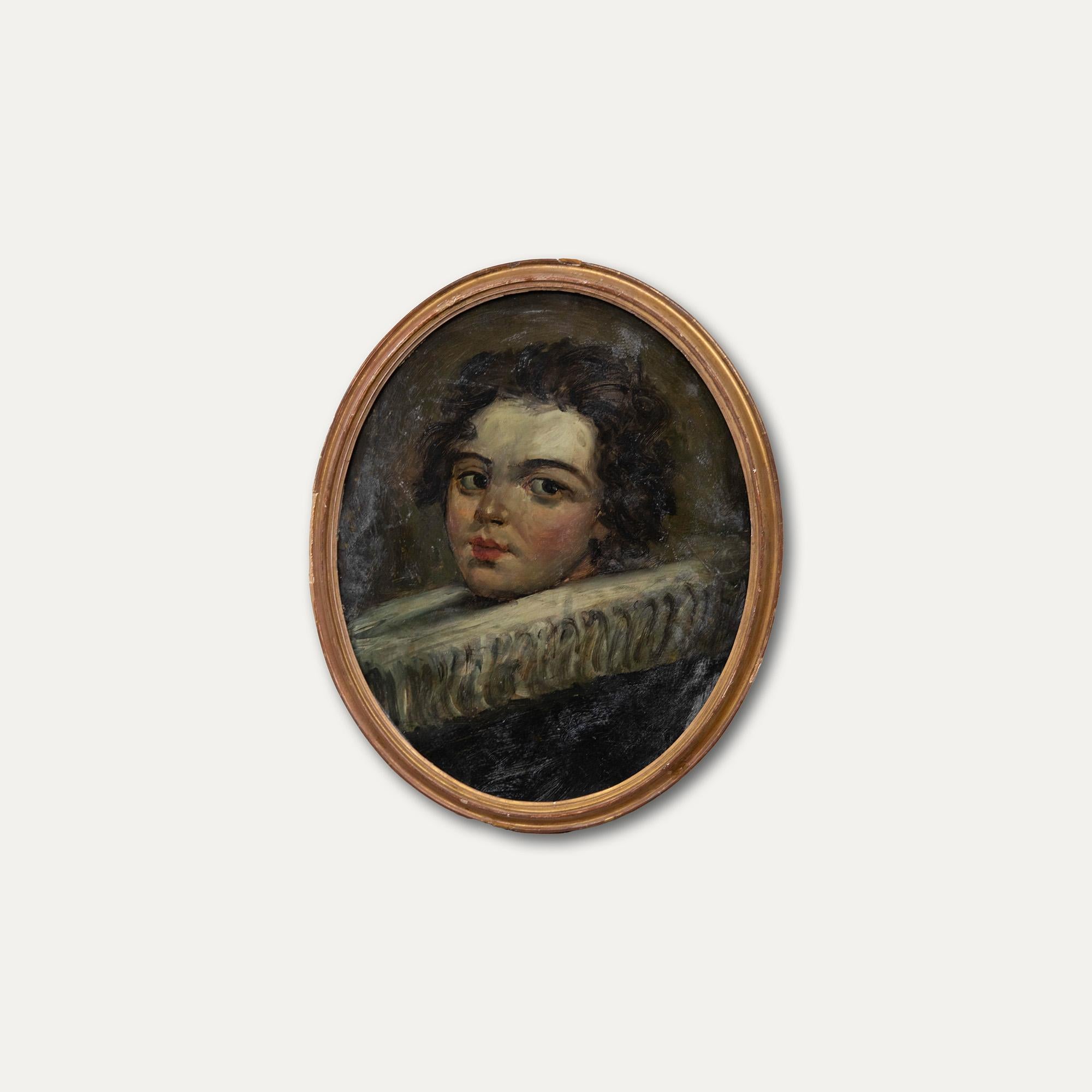 19th Century Oil - Portrait of a Prince For Sale 2